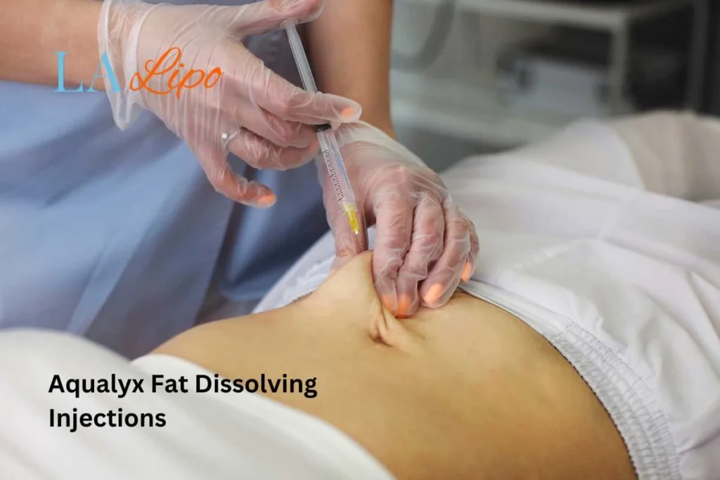 woman having fat dissolving injections North Harrow in the stomach
