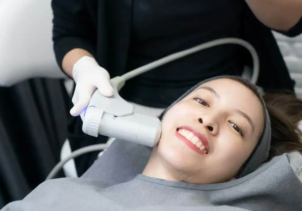 HIFU treatment North Harrow in progress