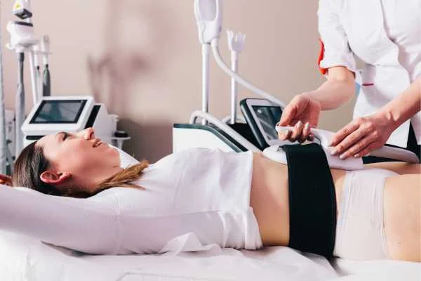 woman having body sculpting to help improve her body image and her mental health North Harrow