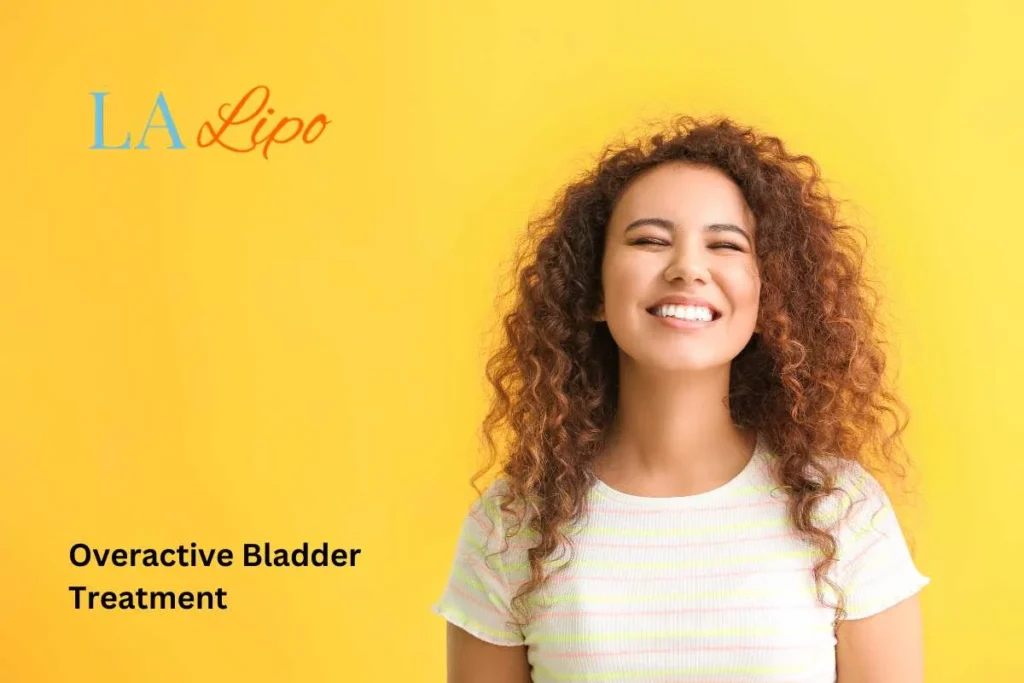 woman smiling about overactive bladder treatment North Harrow solutions